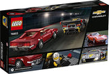 LEGO Speed Champions Chevrolet Corvette C8.R Race Car and 1968 Chevrolet Corvette 76903 Building Kit; New 2021 (512 Pieces)