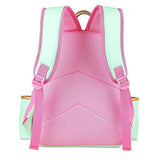 Suerico Children Waterproof PU Bookbag Kids Princess Backpack Cute School Bag with File Bag/Pencil Bag for Elementary Girls