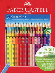 Colour Grip Water-Soluble Pencil Box 36