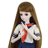 Seaman Sailor Mia 1/3 SD Doll 24" Jointed Gift BJD Doll +Makeup +Full Set Valentine