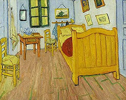 NineHorse 5D Diamond Painting for Adult, DIY Art Canvas Diamond Painting Kits12 x 16 Inches Van Gogh's Bedroom.