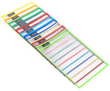 Dry Erase Pockets Sheet Protectors - Reusable + Oversized - Size 10 X 13 Inches - 30 Plastic Sleeves - Mixed Colors - Ideal to use at School or at Work