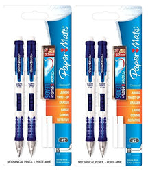 Paper Mate Clearpoint 0.7mm Mechanical Pencil Starter Set, Assorted Colors, 2 Pack …