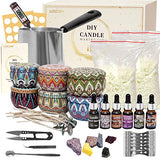 Luscian DIY Candle Making Kit for Adults Soy Wax Full Candle Making Kits for Beginners Soy Wax Kit for Making Scented Candles Complete Candle kit