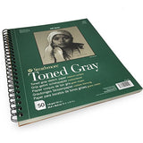Strathmore 400 Series Wiro Toned Gray Sketchbook – 50 Sheets – 9 x 12” – 412 109