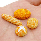 Odoria 1:12 Miniature 4Pcs Bread Loaf Dollhouse Food Decoration Accessories