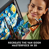 LEGO Ideas Vincent Van Gogh - The Starry Night 21333 Building Set for Adults (2316 Pieces)