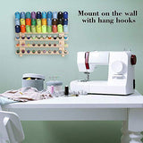 NEX Sewing Machine + MOOACE 60 Spool Sewing Thread Rack with Hanging Hook + MOOACE 50pcs Bobbins and Sewing Threads Kits
