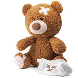 Prextex 12-Inch Get Well Soon Plush Bear - Soft Stuffed Tedd Bear