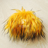 15-6inch(16cm): 1/6 BJD Doll MSD Fur Wig Dollfie Yellow + Black / SW57