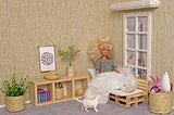 SET 3 miniature basket, Dollhouse modern miniature, dollhouse décor, Scandinavian style, ikea Furniture 1:6 play-scale 12” dolls accessories