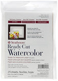 Strathmore 140-305 500 Series Ready Cut Watercolor Paper, 140 lb. Hot Press, 5"x7", 25 Sheets