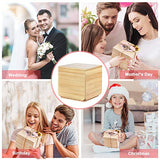 Kicpot Wooden Album Box , Creative DIY Photo Album,Explosion Gift Box,Wood Scrapbook Box Surprise Gift for Valentines Day Wedding Birthday Anniversary Mother's Day