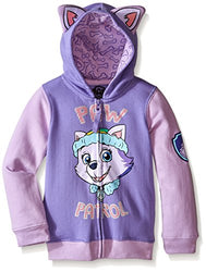 Nickelodeon Paw Patrol Little Girls' Everest Toddler Hoodie, Lilac/Purple, 2T