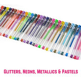 GirlZone: 30 Piece Gel Pens Set, Ideal Arts & Crafts Gift, Coloring Pens, Great Birthday Gifts,