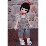 MEESock Cute Mini BJD Doll 1/6 SD Dolls Full Set 10Inch Ball Jointed Doll DIY Toys with Clothes Shoes Wig Makeup Best Gift for Girls