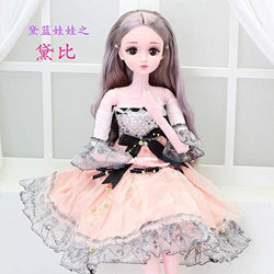 60Cm Doll 3 Part Princess Wedding Dress Simulation Toy Set Gift Box to Send A Pair of Shoes Bjd Kid Boy Must Haves Inspirational Gifts Girls Favourite Characters