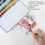 48 Colors Watercolor Paint Set with 24 Colors 22 ml Acrylic Paint Set
