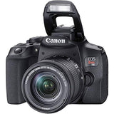 Canon EOS Rebel T8i DSLR Camera 24.1MP Sensor with EF-S 18-55mm f/4-5.6 is STM Lens + SanDisk 128GB Memory Card + Gadget Bag + Tripod + A-Cell Accessory Bundle (Black)
