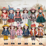 Bjd Dolls,Mini Doll for Dollhouse,1/6 Dollhouse Dolls,11.8 Inch Bjd for Girls,Smart Tiny Doll,Western Horoscopes Doll for Kids,S5