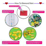 YoYoee Diamond Painting Kits for Adults DIY Diamond Art Landscape Round Crystal 5D Diamond Painting by Numbers for Home Wall Decoration (C-Sunset)