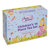 Lucy Locket - 'Princess' Metal Tea Set for Children - 14 pc Toy Tea Set for Kids