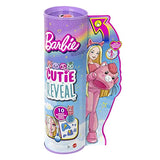 Barbie Cutie Reveal Fantasy Series Doll with Llama -Plush Costume & 10 Surprises Including Mini Pet & Color Change, Gift for Kids 3 Years & Older