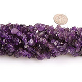 6-8mm Amethyst Beads Natural Stone Gravel Gemstone Chips Beads For Jewelry Making 34"