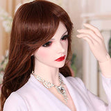 HGCY Customized BJD Doll 65Cm 26Inch Ball Jointed SD Dolls Basic Makeup Free to Change DIY Dolls, Best Gift for Girls, Make-Up and Dress Can Be Homemade, Can Be Used for Collection