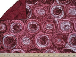 Rosette Taffeta Burgundy 54 Inch Wide Fabric By the Yard (F.E.®)