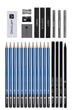 Drawing Sketching Pencils Set - Graphite and Charcoal Sticks Art Kit Supplies for Kids,Teens and Adults