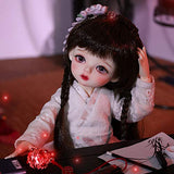 HGFDSA 26Cm BJD Doll Exquisite Lovely Simulation Doll SD 10.2Inch Full Set Joint Dolls Can Change Clothes Shoes Decoration Wait