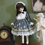 HMANE BJD Clothes 1/6, Cartoon Marguerite Printed Dress for 1/6 BJD Dolls (No Doll)