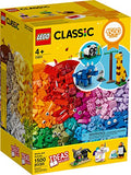 LEGO Bricks and Animals 11011 Classic Creative Toy (1,500 Pieces) — Brick-Built 10 Amazing Animal Figures — for Kids Ages 4 and up Family Holiday Bundle — Drawstring Bag