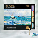 Paul Rubens Oil Pastels, 72 Colors Artist Soft Oil Pastels Vibrant and Creamy, Suitable for Artists, Beginners, Students, Kids Art Painting Drawing Sea Scenery Colors (72 Colors)