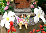 Twig & Flower Miniature Fairy Garden Sisters Alice & May (Hand Painted)