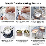 NOSTOSON Candle Making Kit Supplies DIY Soy Wax Candle Making Tools Set for Adults,Beginners,Kids - Candle Melting Pot, Soy Wax, Candle Cans