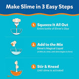 Elmer’S Celebration Slime Kit | Slime Supplies Include Assorted Magical Liquid Slime Activators and Assorted Liquid Glues, 10 Count & Snow Slime Kit | Slime Supplies Include Clear Liquid Glue, 9 Count