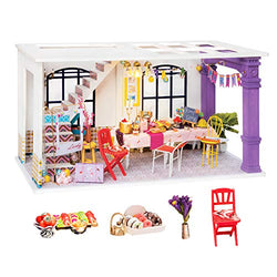 Rolife DIY Miniature Dollhouse Kit -1/24 Scale House Diorama Creative Gifts for Girl Teens/Adults(Party Time)