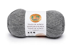 Lion Brand Yarn 124-150 Touch of Alpaca Bonus Bundle Yarn, Oxford Grey