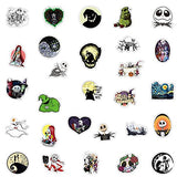 The Nightmare Before Christmas Anime Sticker Pack of Town Pumpkin King Jack for Laptops Hydro Flasks Water Bottles Luggage