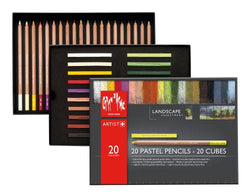 Caran D'ache Pastel Landscape Assortment 20 Pencils+20 Cubes [Toy] (7880.420)
