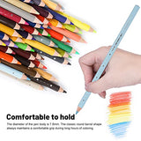 Arrtx Premium 72 Colored Pencils Set, Soft Core Colored Leads with High lightfastness, Colored Pencils for Adult Coloring, Sketching, Drawing Pencils with Rich Pigments.
