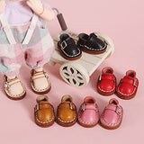 XiDonDon Ob11 Doll Shoes Bjd Doll Clothes Accessories Handmade Leather Shoes for Obitsu11 GSC 1 / 12bjd Doll Girls Boys Toys (Pink)