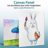8 X 10 Inch Canvas Boards for Painting -10 Pack Super Value Art Painting Canvas Professional Artist Stretched Acid Free Canvases Boards for Oil & Acrylic Painting
