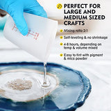 Magicfly Deep Pour Epoxy Resin 2-4 Inch, 3 Gallon Epoxy Resin Kit, Art Casting Resin for River Table Tops, Bar Top, Wood, 2:1 Crystal Clear Resin with 2 Pumps, UV Resistant