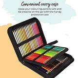 72 Soft Core Premium Colored Pencils With Case - Imaginor by Colorya - Professional Coloruing Pencils for Adults Ideal for Colouring Books for Adults, Drawing, Sketching, Scrapbooking