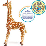 Jani The Savannah Giraffe - 52 Inch Giant Stuffed Animal Jumbo Plush - by Tiger Tale Toys