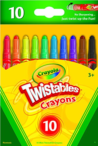 Crayola 52-9715 Mini Twistables Crayons 10 PACK