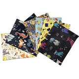 100% Cotton Animal Quilting Fabric,7pcs Precut Fat Quarters,Animal Cotton Fabric Bundles,Quilting Cotton Craft Fabric Sheets for Patchwork Sewing Quilting Crafting,DIY Crafting Series15.7'' x 19.6''(40cm x 50cm)